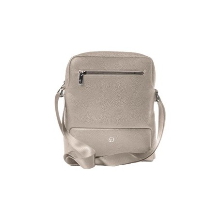 City bag medium Gate Trended ecopelle dim. 25x30x6cm ghiaccio InTempo