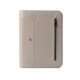 Portablocco A4 Gate Trended ecopelle dim. 28x35cm ghiaccio InTempo