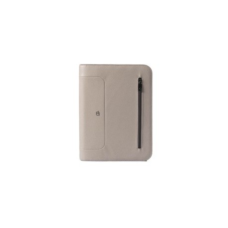 Portablocco A4 Gate Trended ecopelle dim. 28x35cm ghiaccio InTempo