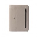 Portablocco A4 Gate Trended ecopelle dim. 28x35cm ghiaccio InTempo