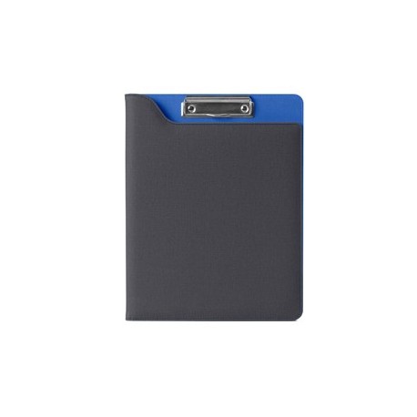 Portablocco Meet c/molla dim. 31x25x1,5cm blu InTempo