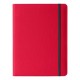 Portablocco Meet c/elastico dim. 31x25x1,4cm rosso InTempo
