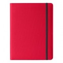 Portablocco Meet c/elastico dim. 31x25x1,4cm rosso InTempo