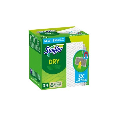 Swiffer Dry - SCATOLA 34 PANNI RICARICA USAGETTA