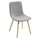 Poltroncina visitatore Tosca TO4L grigio chiaro senza braccioli