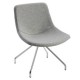 Poltroncina visitatore Tosca TO4CV grigio chiaro senza braccioli
