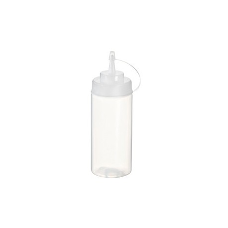 Squeeze bottle trasparente per salse 500ml Leone