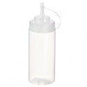 Squeeze bottle trasparente per salse 500ml Leone
