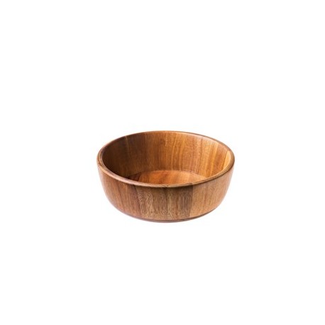 Insalatiera in legno di acacia Ø21x7cm Leone