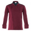 Giacca da cuoco Raul a manica lunga Tg. S bordeaux