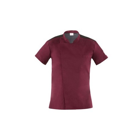 Giacca da cuoco Thiago a manica corta Tg. XXL bordeaux