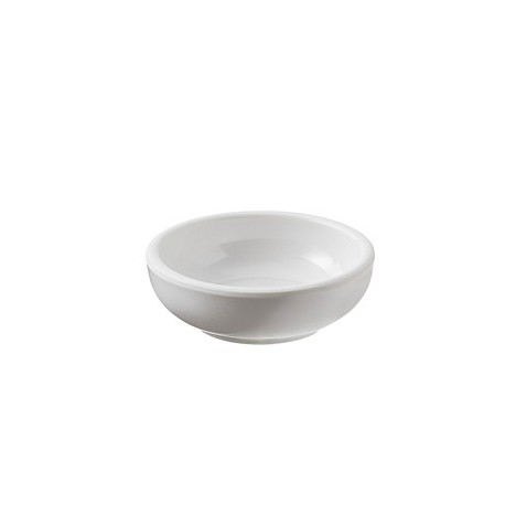 Ciotolina tonda fingerfood in melamina bianca Ø7x3,5 cm Leone