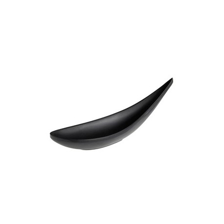 Ciotola a cucchiaio fingerfood in melamina nera 14,5x4,5x1,5cm Leone
