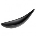 Ciotola a cucchiaio fingerfood in melamina nera 14,5x4,5x1,5cm Leone