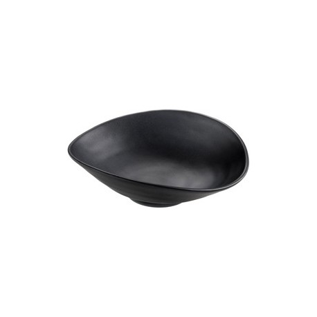 Coppetta nera in melamina 18x15x5,5 cm Leone