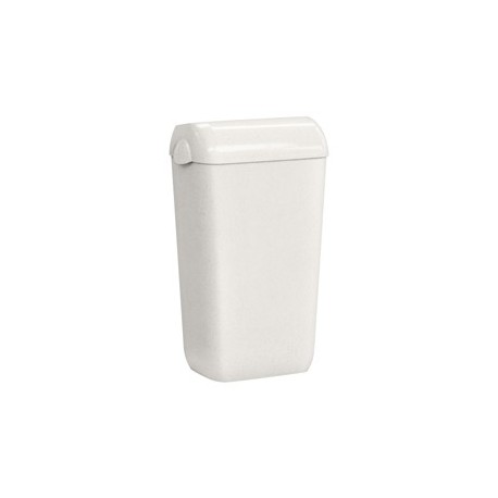 Cestino gettacarte con coperchio 23 L bianco Woodplastic