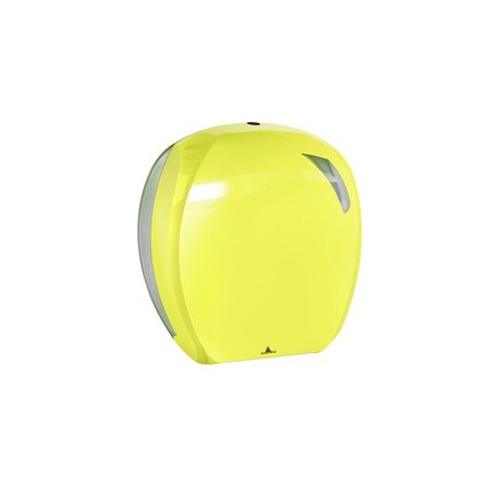 Dispenser carta igienica Mini Jumbo Skin rotolo Ø 24cm giallo fluo