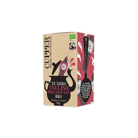 Confezione 20 filtri TE' nero English Breakfast Cupper