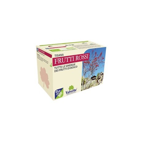 Confezione 20 filtri Tisana frutti rossi Valverbe