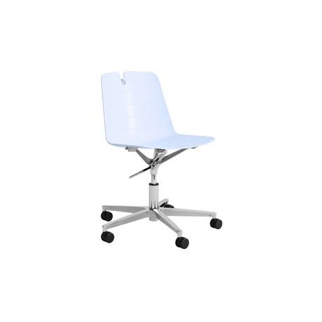 Seduta home/office Mindy MNGP celeste senza braccioli