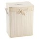 Porta biancheria bambU' bianco 41x31x50Hcm
