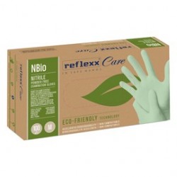 Conf 100 Guanti in nitrile bio tg S Reflexx