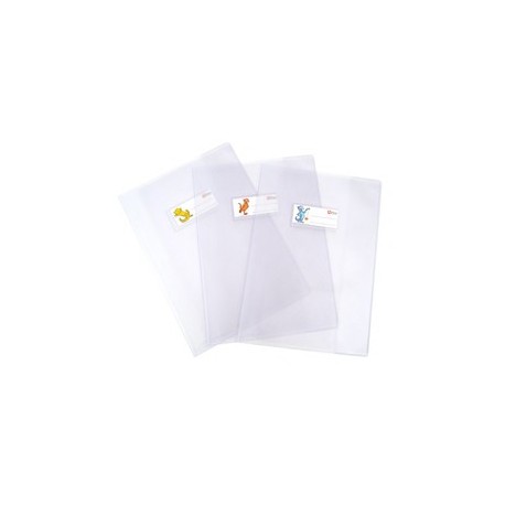 Coprimaxi Superseta PVC goffrato neutro A5 c/alette e portanome Ri.Plast