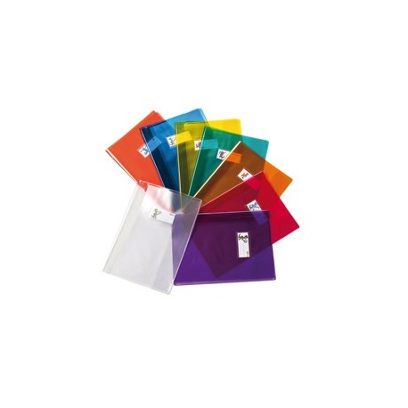 Coprimaxi Cristallo 14 PVC rosso A4 c/alette e portanome Ri.Plast