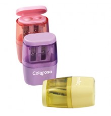 Display 18 temperini 2 fori c/serbatoio colori ass. Colorosa Pastel RiPlast