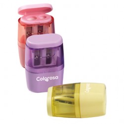 Display 18 temperini 2 fori c/serbatoio colori ass. Colorosa Pastel RiPlast