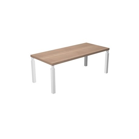 Scrivania dir. 180x90cm PRESTIGE QUADRO Ciliegio Arabis/bianco