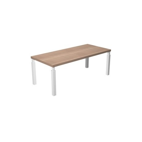 Scrivania dir. 210x90cm PRESTIGE QUADRO Ciliegio arabis/bianco