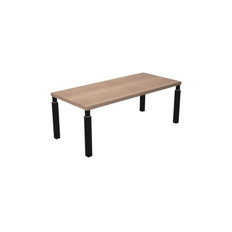 Scrivania dir. 210x90cm PRESTIGE QUADRO Ciliegio Arabis/nero