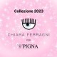 Set 4 fermafogli strass 3x6cm Chiara Ferragni collezione 2023
