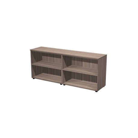 Coppia mobili bassi ELEGANCE 180x45,3x75Hcm Noce Toscano