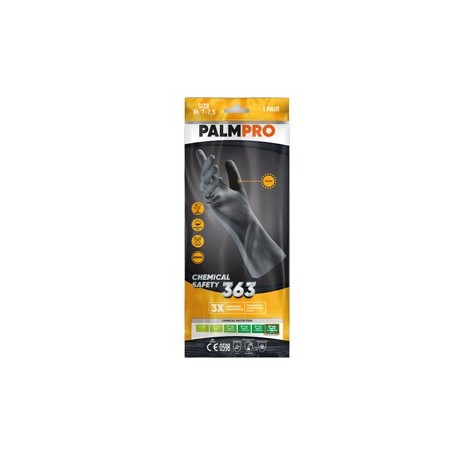 Coppia guanti chemical safety in nitrile palmpro 363 tg. XL Icoguanti