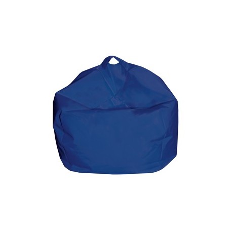 Pouf Comodone blu H 62x65 Ø cm
