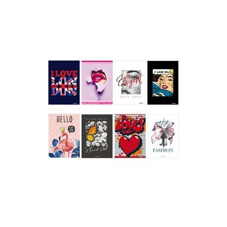 Maxiquaderno A4 20fg+1 80gr 5mm c/margine Teen Girl 2023 Blasetti