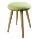 Sgabello KD in legno Ø 30,5 x 43,5h cm verde