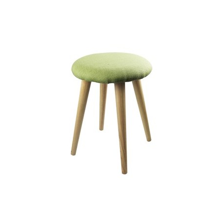 Sgabello KD in legno Ø 30,5 x 43,5h cm verde