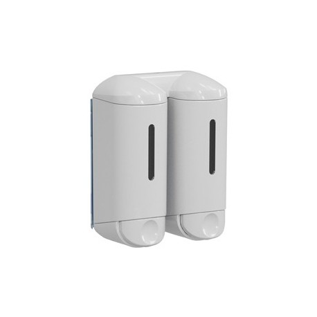 Dispenser a muro per sapone liquido 0,17lt bianco Double Shower Small MAR PLAST