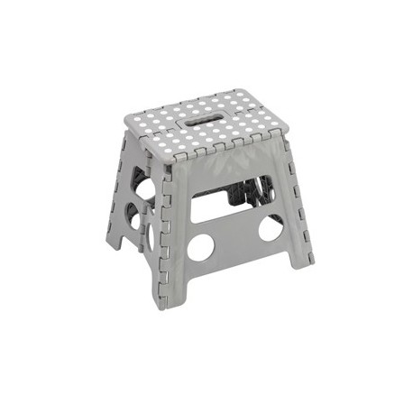 Sgabello Clic Clac alto grigio 30x22x32cm
