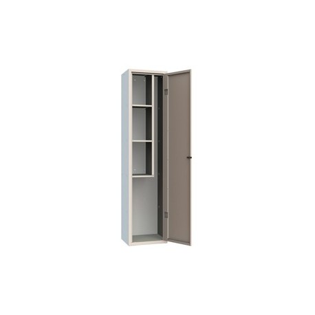 Armadio multiuso monoblocco grigio chiaro 420x330x1800mm con portascope Armet