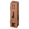 20 Scatole per una bottiglia Wine Pack 10,5x10,5x42cm