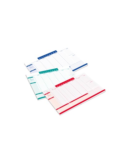 Desk Planner Monocromo da scrivania 42x29,5cm colori assortiti Pigna