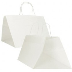 Blister 15 Shopper Surf Maxi 34x34x25cm carta kraft bianco