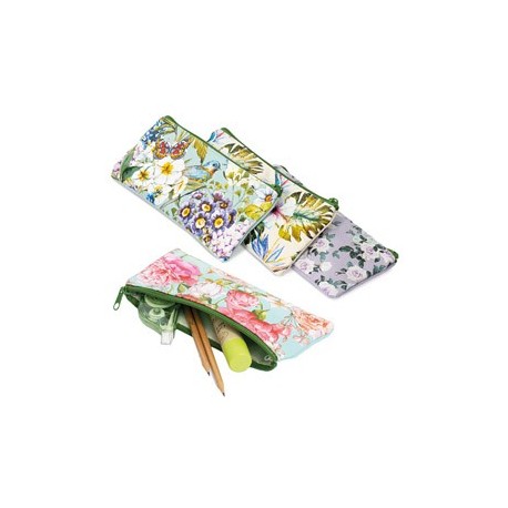 Bustina Nature Flowers in tessuto 22x10cm fantasie assortite Pigna