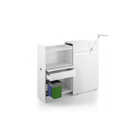 Contenitore Smartcab PACK 5 - piano estraibile+cassetto+lampada+raccoglirifiuti