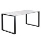 Scrivania direzionale 180X80cm nero/cemento - Swing 7020 Special Edition