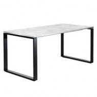 Scrivania direzionale 180X80cm nero/cemento - Swing 7020 Special Edition